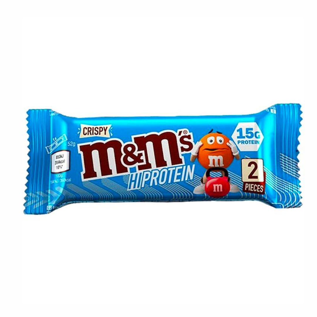M&M`s Hi Protein Bar (KANN BEI HEISSEN TEMPERATUREN BEI DER LIEFERUNG SCHMELZEN)